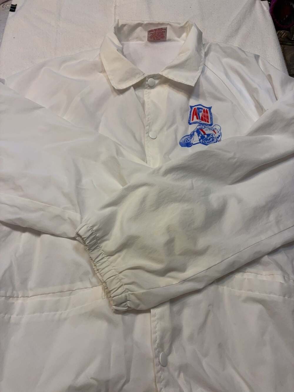 VTG Cardinal AFM American Federation of Motorcycles Worker Coach Jacket XL